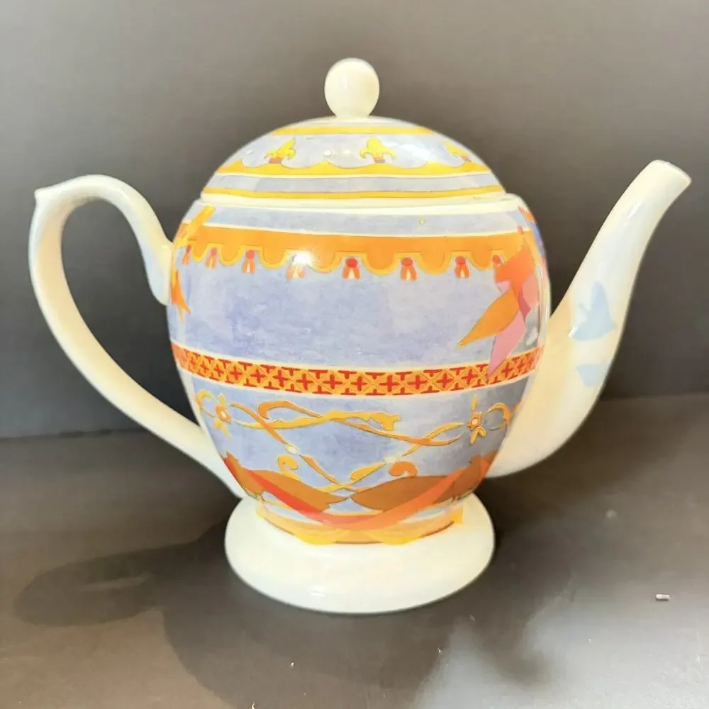 Williams-Sonoma MONTGOLFIERE Teapot - 4 Cup Hot Air Balloons - FREE U.S.SHIPPING